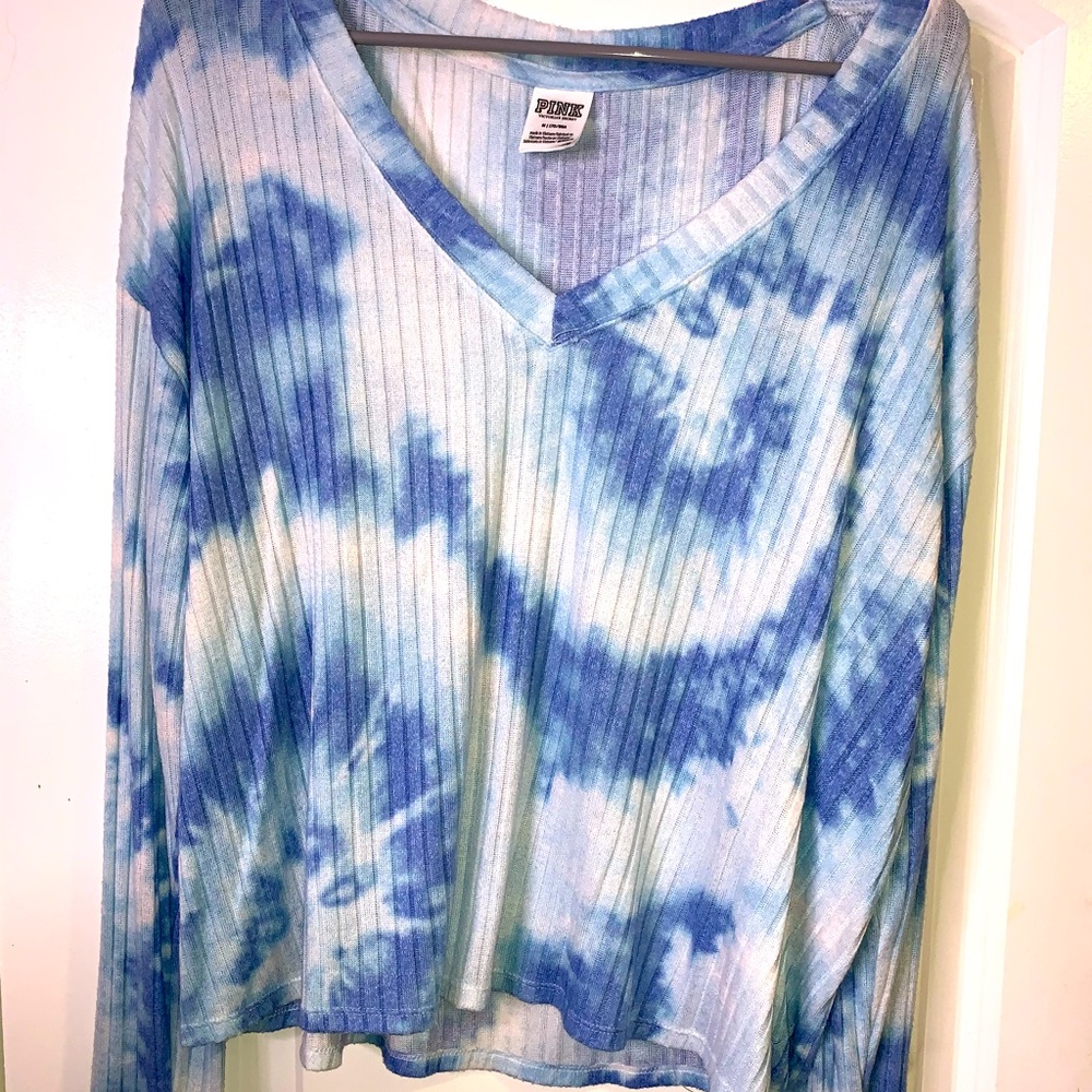 Blue Tye Dye Top